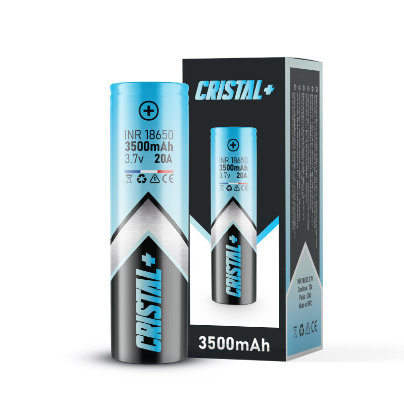 Accu INR 18650 3500mah 20A - Cristal+ (1/1)