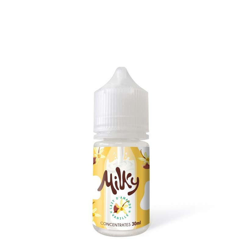 Concentré Lait Amande Vanille 30ml Milky - Le Coq Qui Vape (1/1)