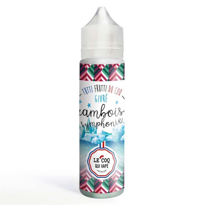 Framboise Symphonie Givré 50ml - Le Coq Qui Vape (1/1)