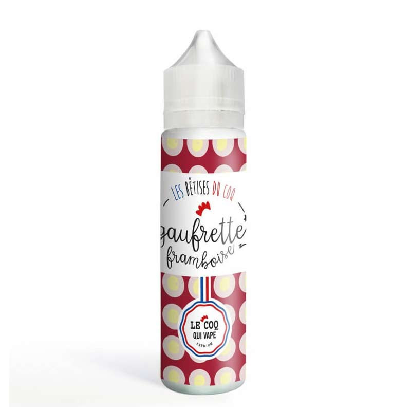 Gaufrette Framboise 50ml - Le Coq qui Vape (1/1)