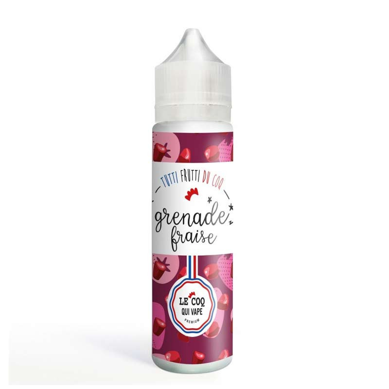 Grenade Fraise 50ml - Le Coq Qui Vape (1/1)
