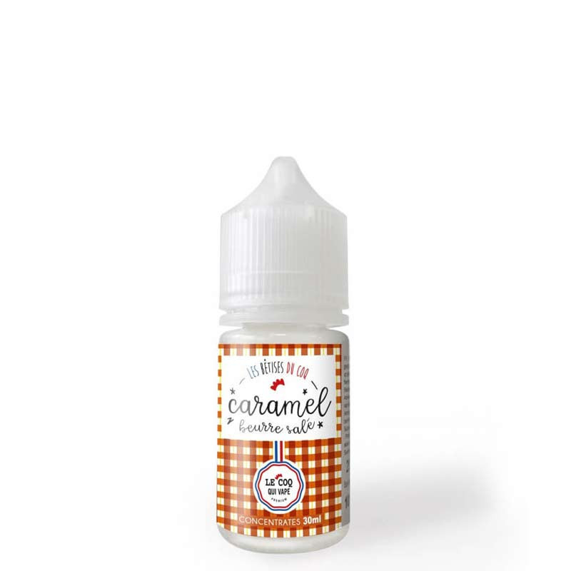 Concentré Caramel Beurre Salé 30ml - Le Coq qui Vape (1/1)