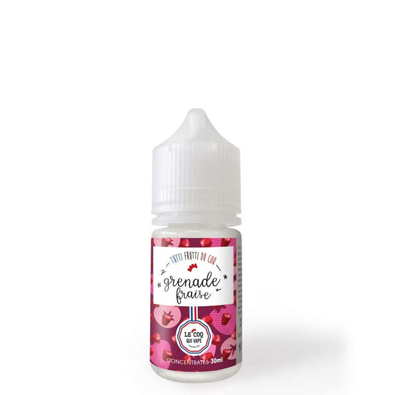 Concentré Grenade Fraise 30ml - Le Coq Qui Vape (1/1)