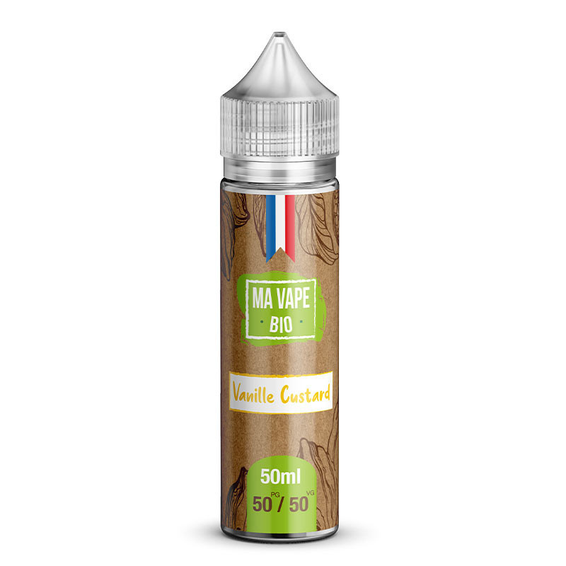 Vanille Custard 50ml - Ma Vape Bio (1/1)