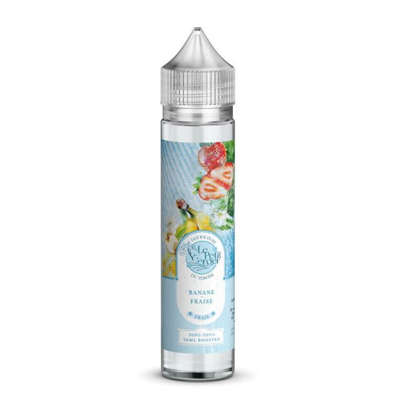 Banane Fraise Frais 50ml - Le Petit Verger (1/1)