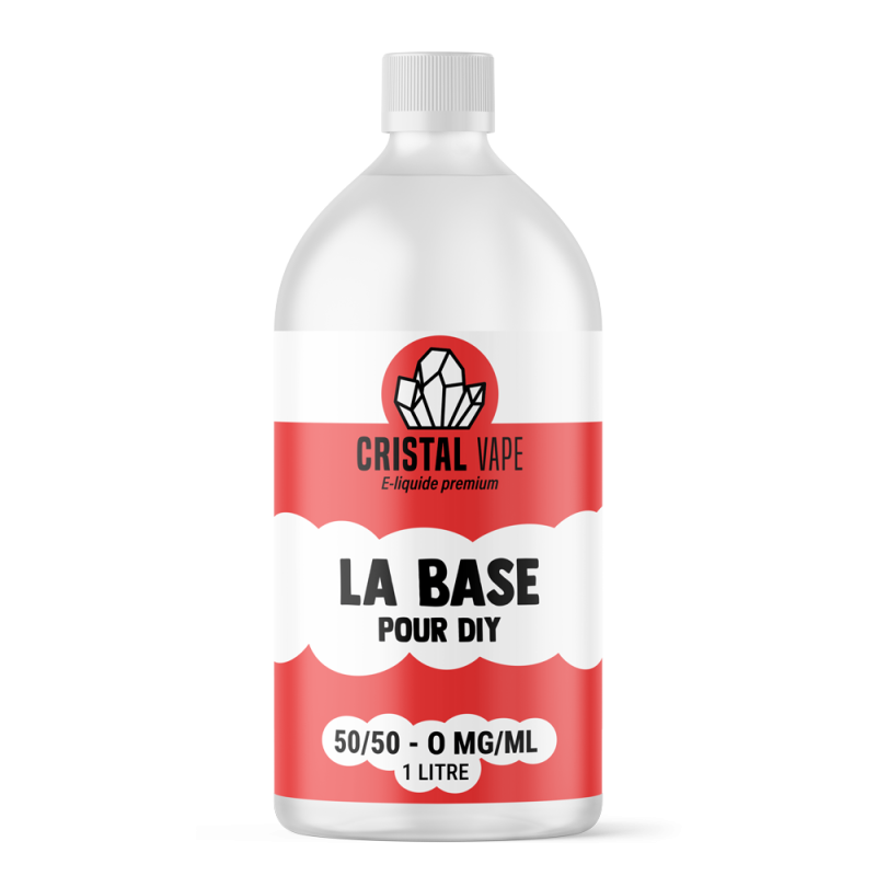 Base 50/50 1 litre - Cristal Vape (1/1)