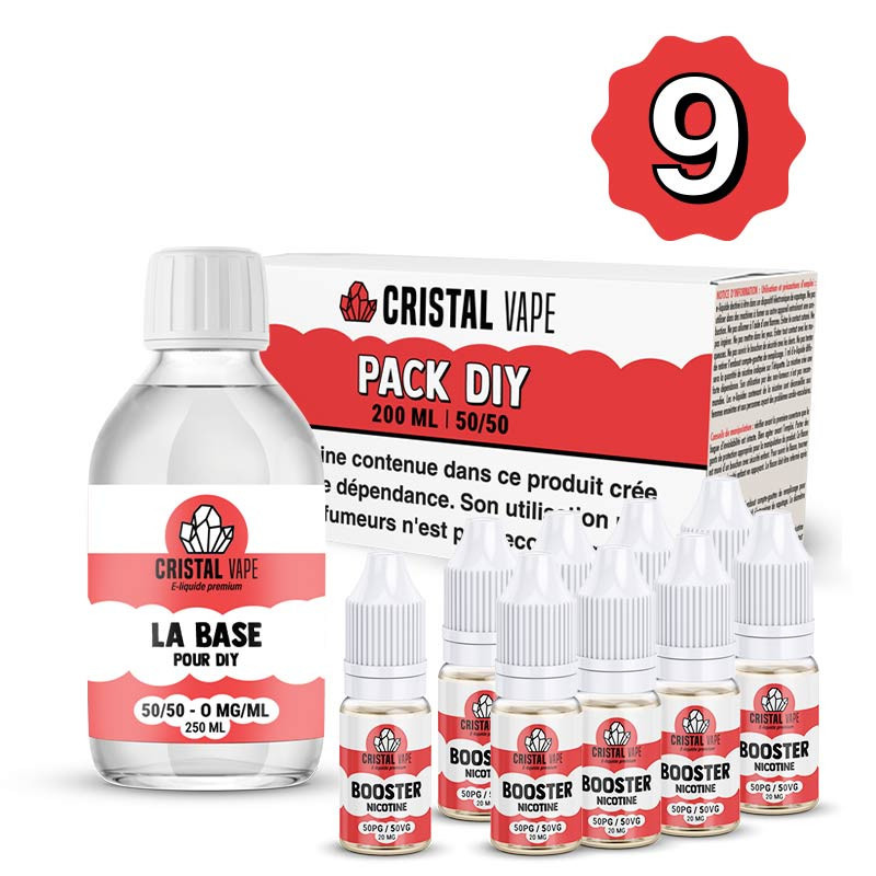Pack DIY 50/50 200ml - Cristal Vape (3/4)