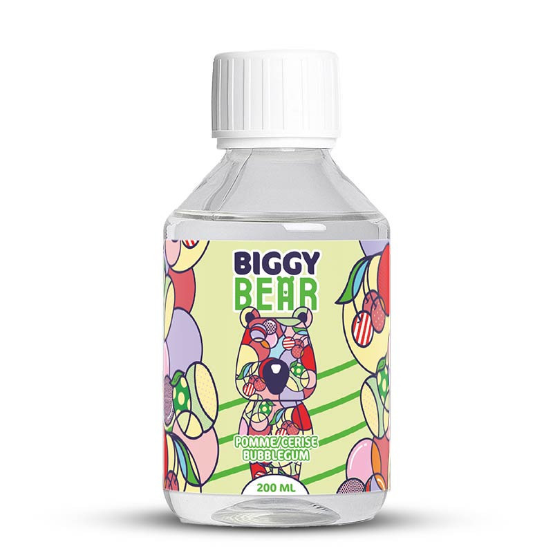 Pomme Cerise Bubble Gum 200ml - Biggy Bear (1/1)