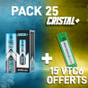 Pack 25 Accus 18650 20A + 15 VTC6 Offerts (1)